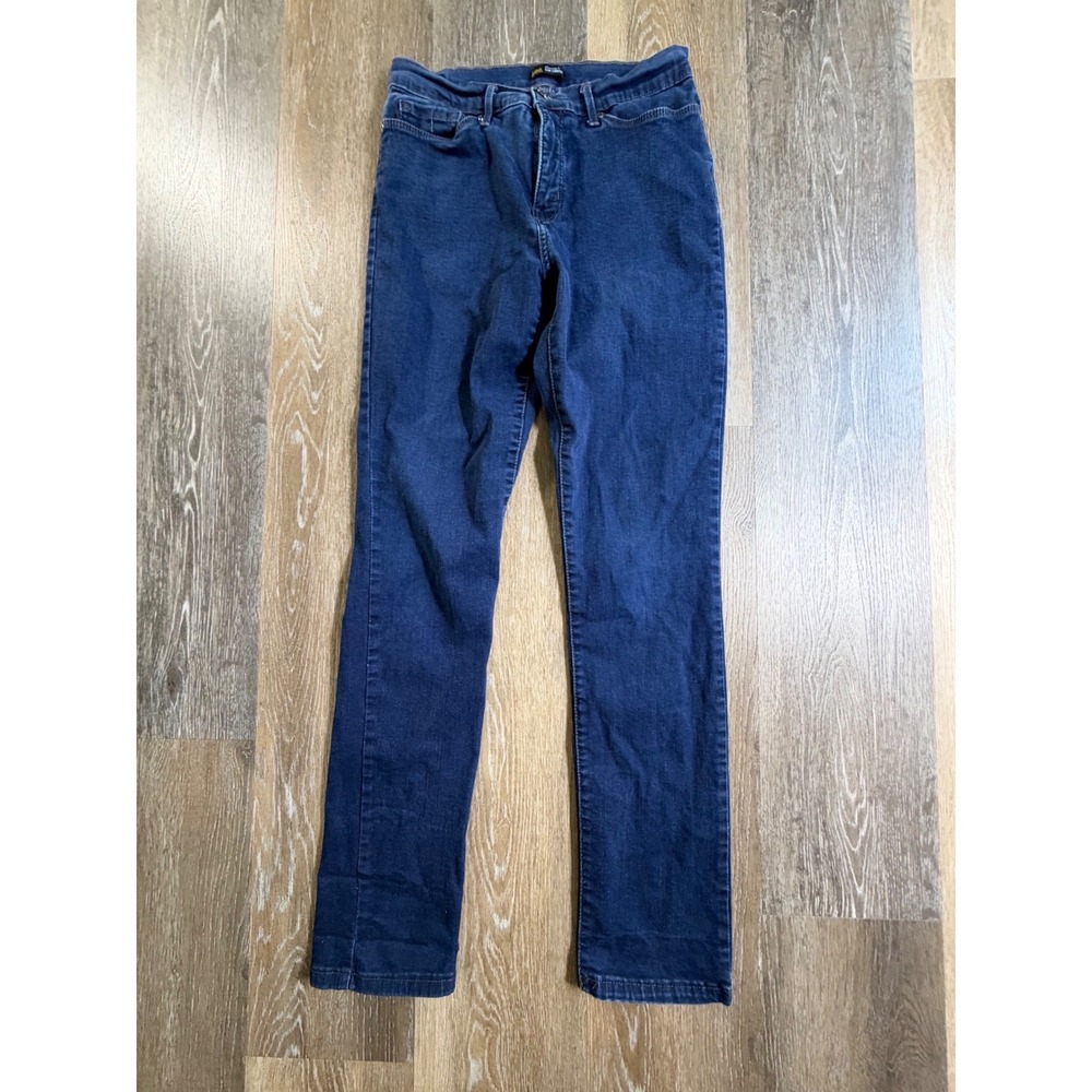 Lee Slimming Fit Slim Straight Jeans Womens 26x30 Dark Wash Blue Denim Stretch